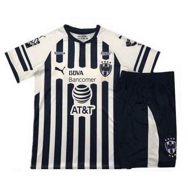 Camiseta Monterrey Primera equipo Niños 2018-19 Blanco